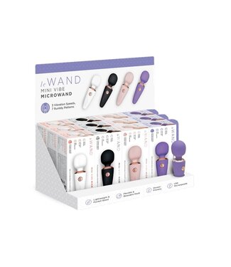 le WAND LE WAND MINI MICRO WAND COUNTER DISPLAY 12PCS WITH TESTER