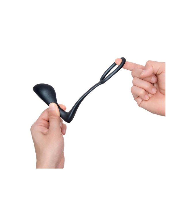 b-Vibe B-VIBE RINGER COCK RING & PLUG