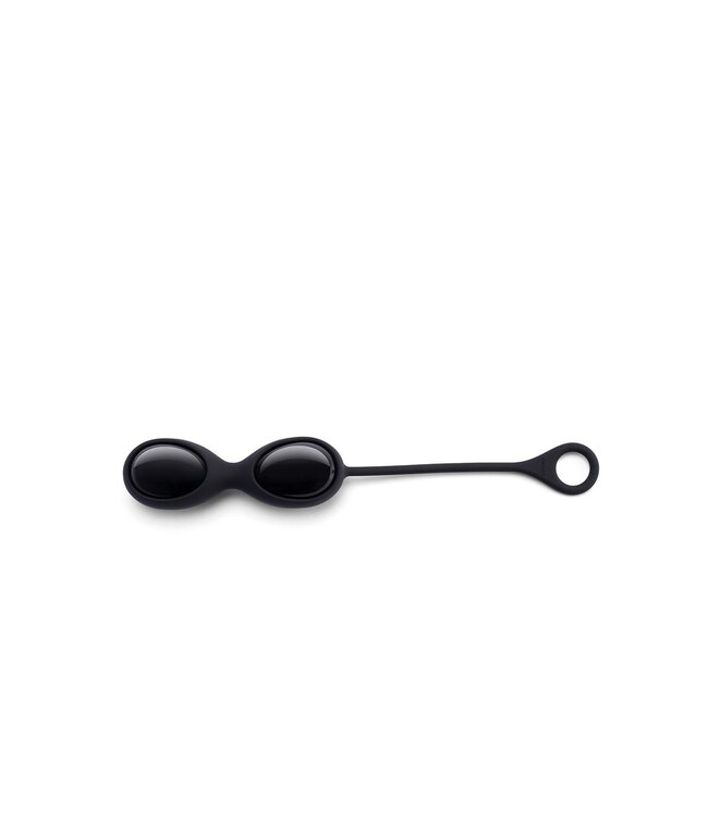 le WAND LE WAND CRYSTAL YONI EGGS BLACK OBSIDIAN