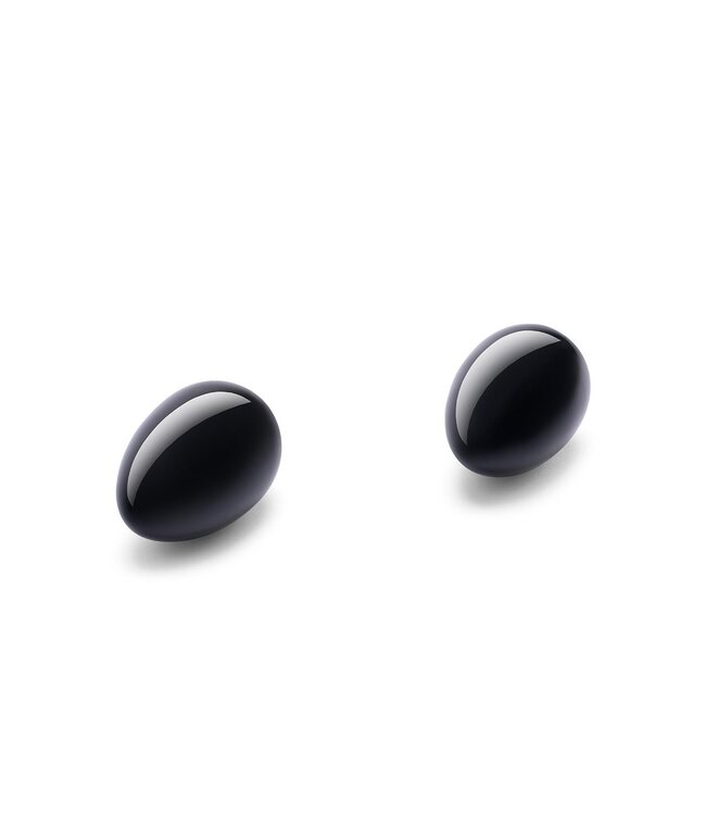 le WAND LE WAND CRYSTAL YONI EGGS BLACK OBSIDIAN