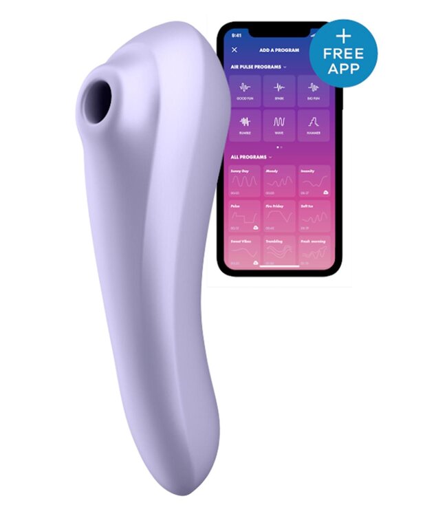 Satisfyer SATISFYER DUAL PLEASURE CONNECT APP MAUVE