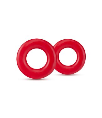 Blush STAY HARD DONUT RINGS RED