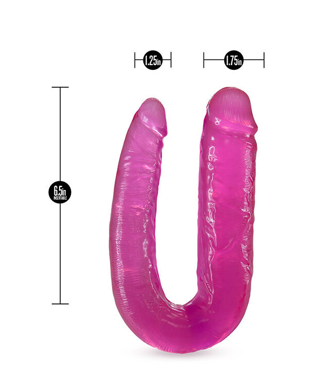 Blush B YOURS DOUBLE HEADED DILDO PINK