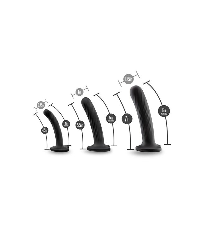 Blush TEMPTASIA TWIST KIT SET OF THREE BLACK