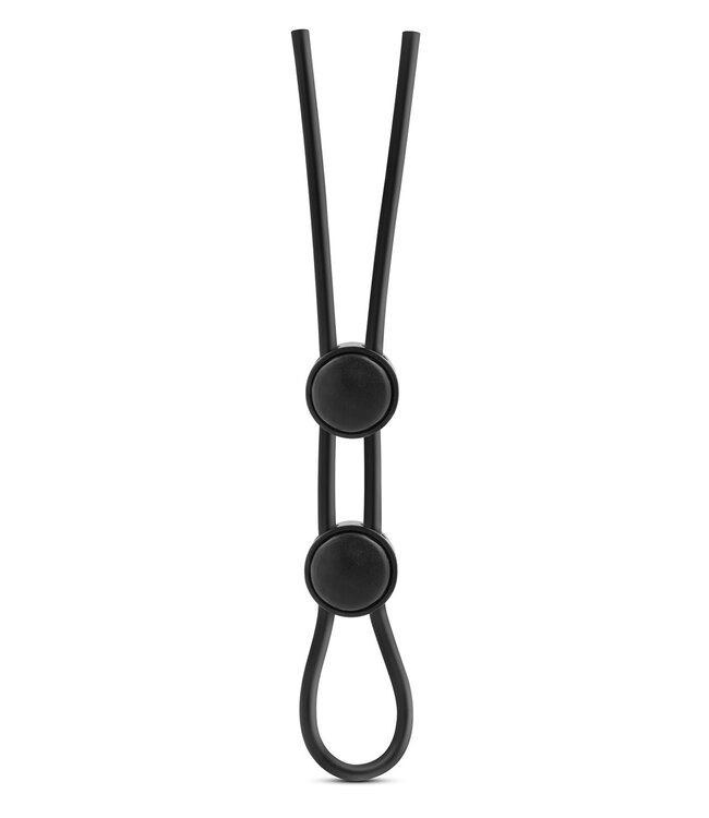 Blush STAY HARD DOUBLE LOOP COCK RING BLACK