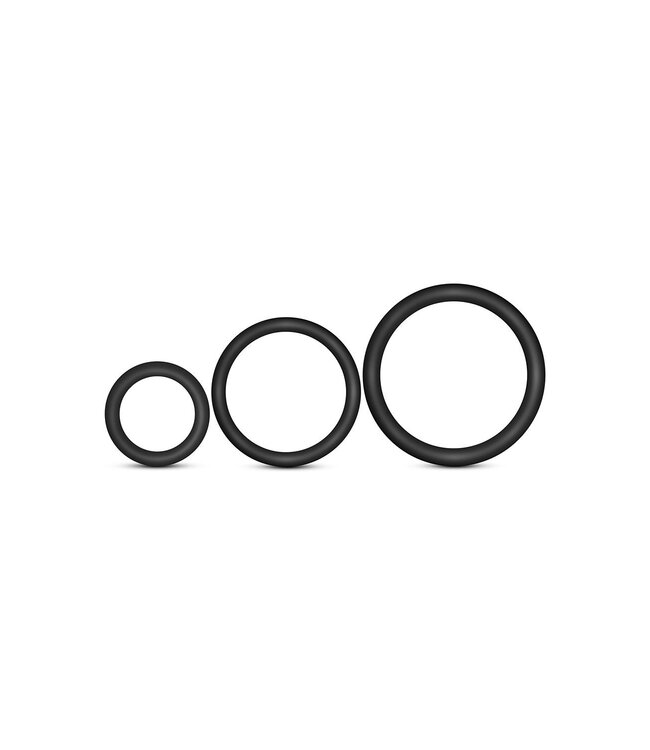 Blush PERFORMANCE VS4 COCK RING SET BLACK
