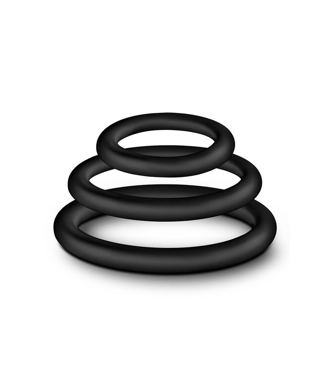 Blush PERFORMANCE VS4 COCK RING SET BLACK