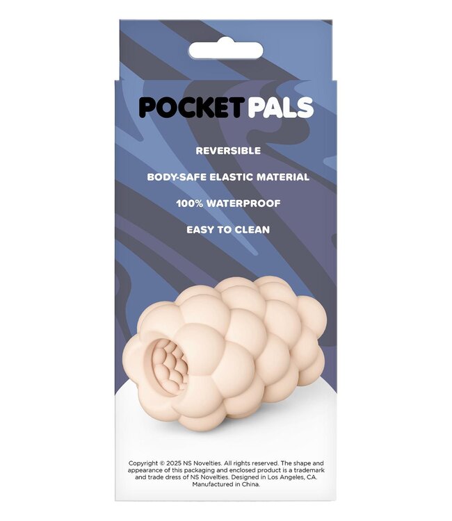 NS Novelties POCKET PALS BUBBLES WHITE