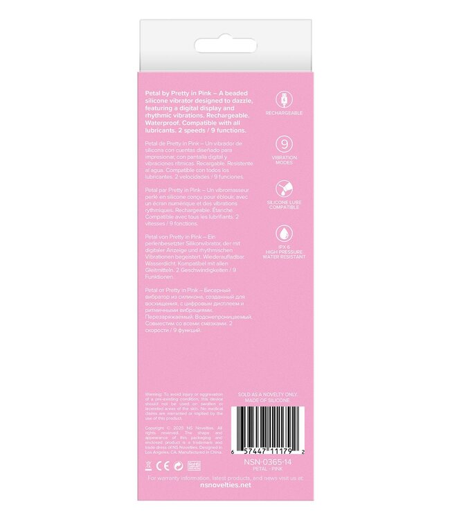NS Novelties PRETTY IN PINK PETAL PINK