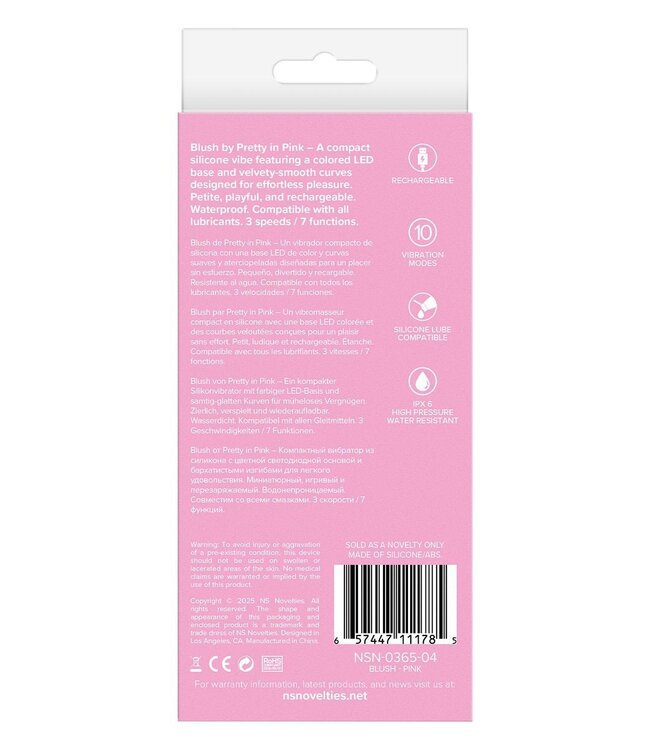 NS Novelties PRETTY IN PINK BLUSH PINK