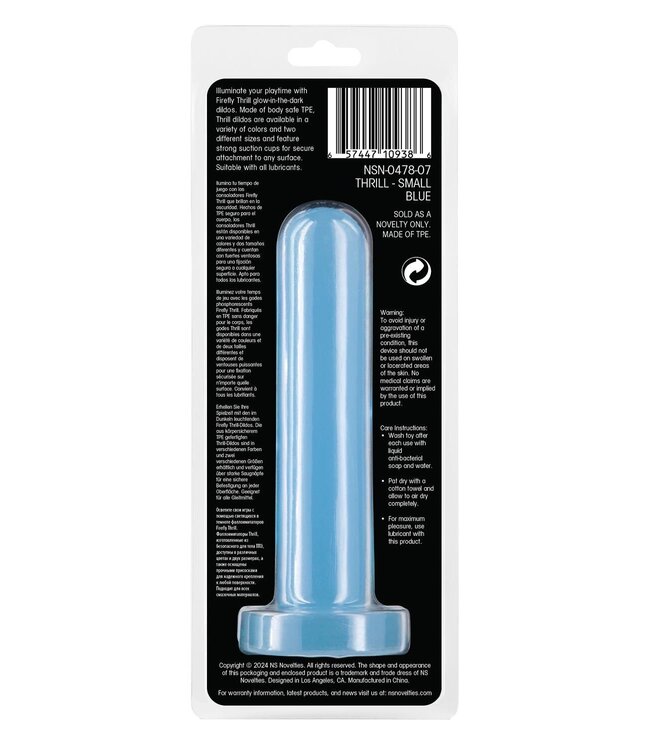 NS Novelties FIREFLY THRILL BLUE SMALL