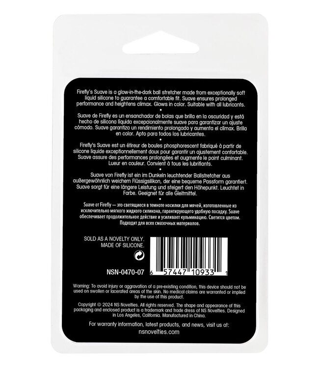NS Novelties FIREFLY SUAVE BALL STRETCHER BLUE