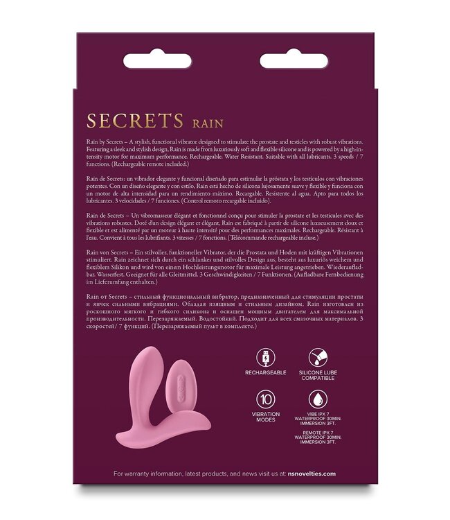 NS Novelties SECRETS RAIN CORAL