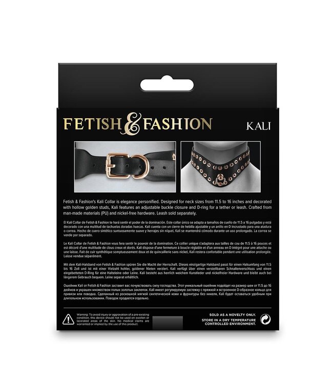 NS Novelties FETISH & FASHION KALI COLLAR BLACK