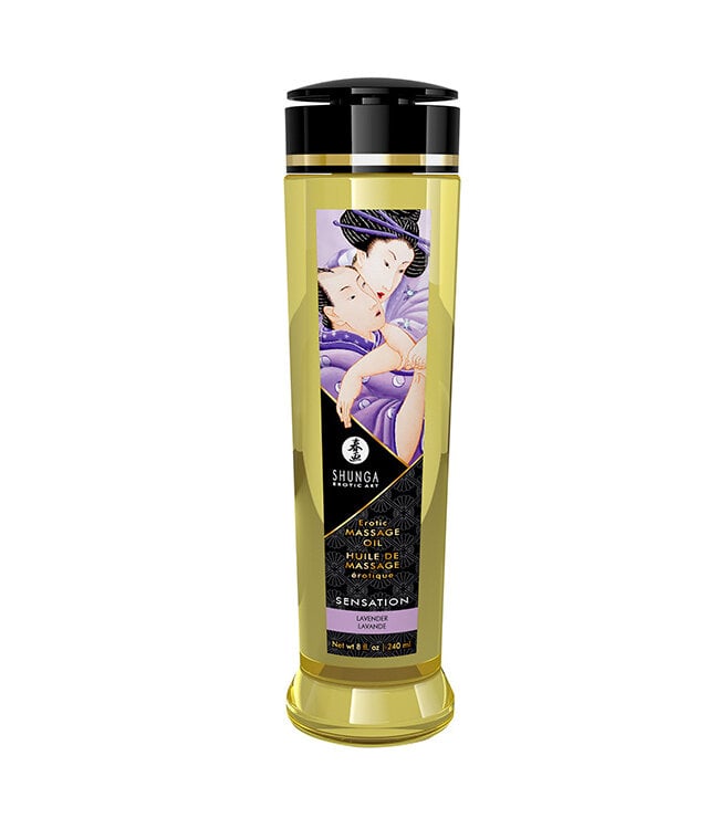 Shunga EROTIC MASSAGE OIL SENSATION LAVENDER 240 ML