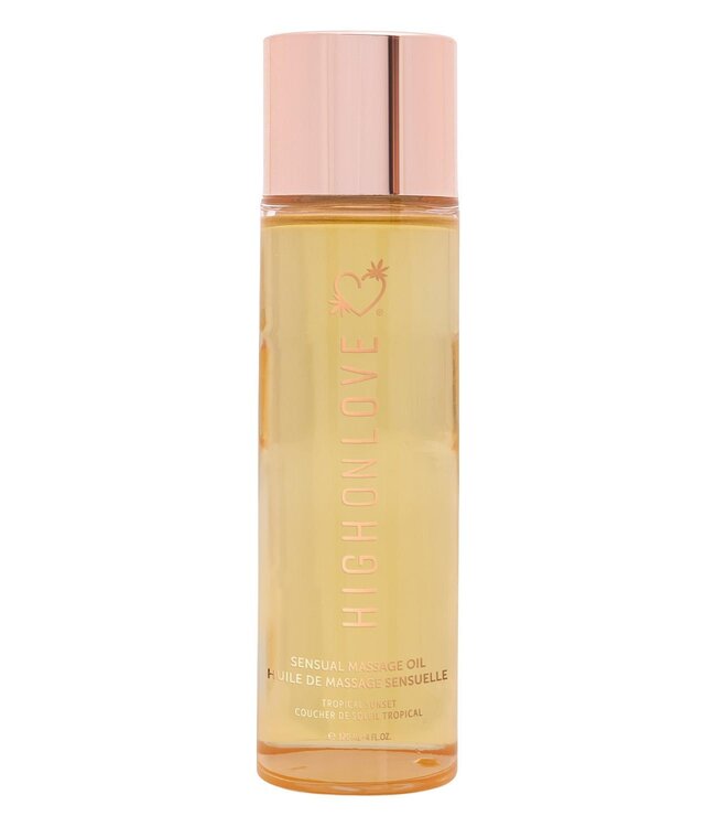 HighOnLove HIGH ON LOVE MASSAGE OIL TROPICAL SUNSET 120ML