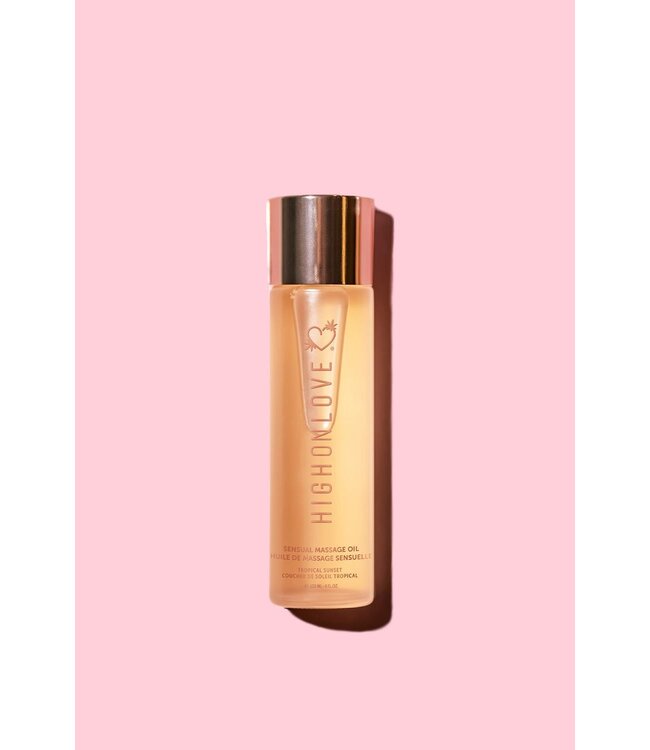 HighOnLove HIGH ON LOVE MASSAGE OIL TROPICAL SUNSET 120ML
