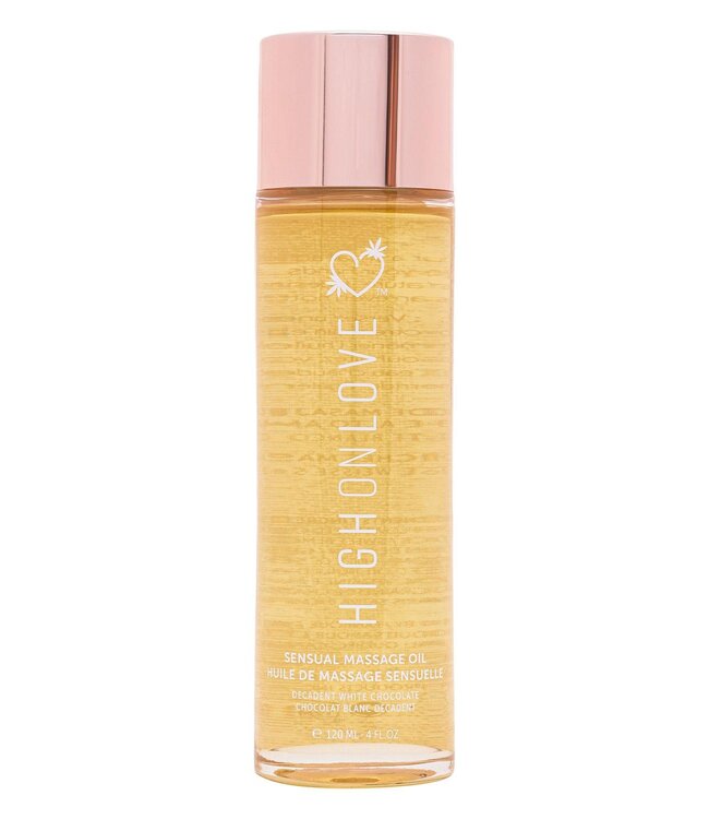 HighOnLove HIGH ON LOVE MASSAGE OIL DECADENT WHITE CHOCOLATE 120ML
