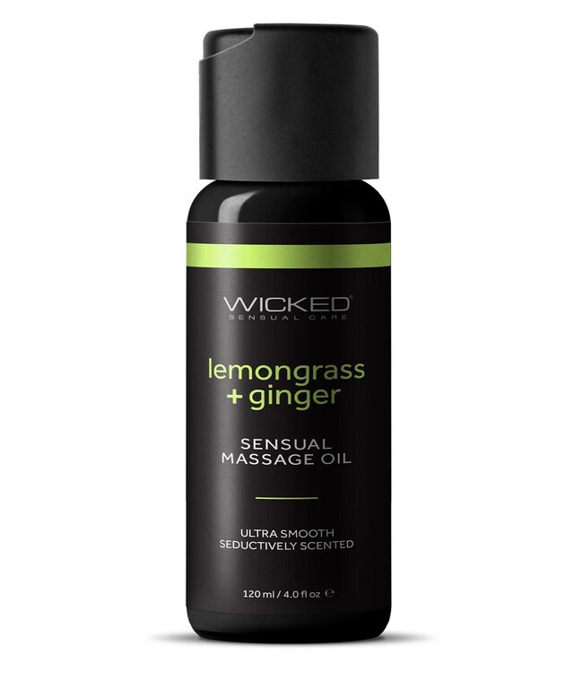 Wicked Sensual Care WICKED SENSUAL MASSAGE OIL LEMONGRASS GINGER 120ML