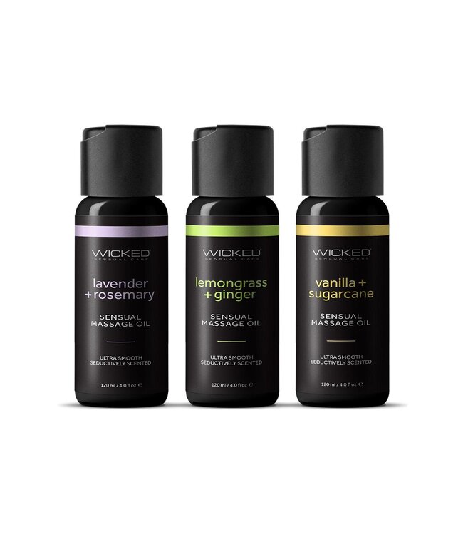 Wicked Sensual Care WICKED SENSUAL MASSAGE OIL LEMONGRASS GINGER 120ML