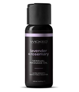 Wicked Sensual Care WICKED SENSUAL MASSAGE OIL LAVENDER ROSEMARY 120ML