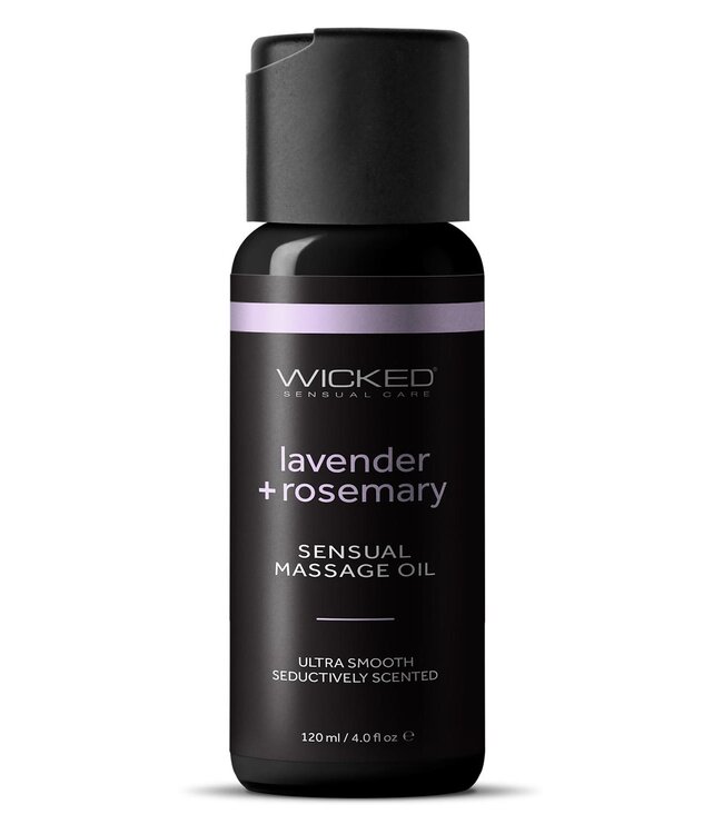 Wicked Sensual Care WICKED SENSUAL MASSAGE OIL LAVENDER ROSEMARY 120ML