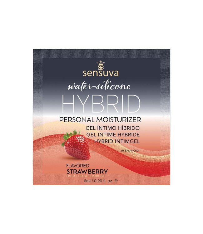 Sensuva SENSUVA HYBRID PERSONAL MOISTURIZER STRAWBERRY 6 ML