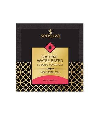 Sensuva SENSUVA NATURAL WATER-BASED PERSONAL LUBRICANT WATERMELON 6 ML