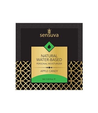 Sensuva SENSUVA NATURAL WATER-BASED PERSONAL LUBRICANT APPLE CANDY 6 ML