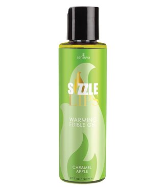 Sensuva SENSUVA SIZZLE LIPS WARMING GEL CARAMEL APPLE 125ML