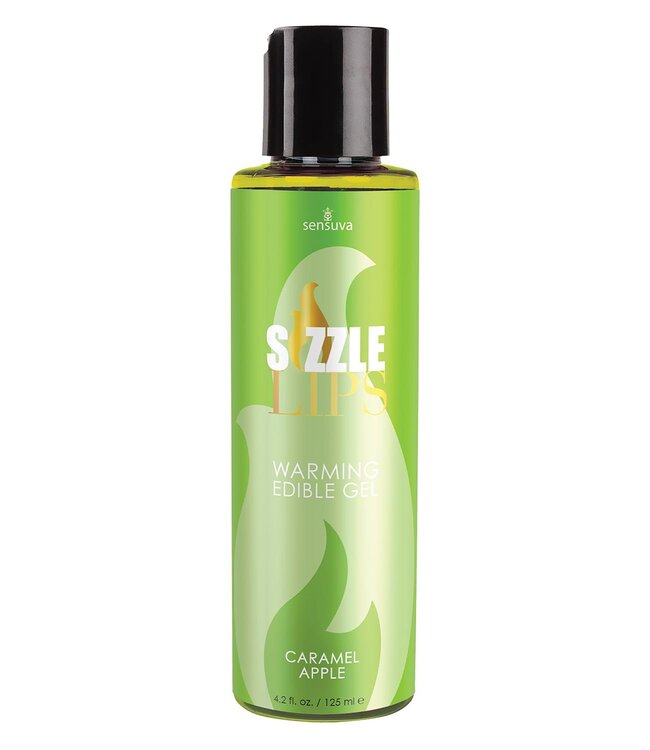 Sensuva SENSUVA SIZZLE LIPS WARMING GEL CARAMEL APPLE 125ML