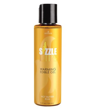 Sensuva SENSUVA SIZZLE LIPS WARMING GEL BUTTER RUM 125ML
