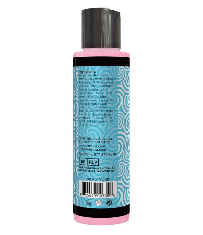 Sensuva SENSUVA HANDIPOP EDIBLE MASSAGE GEL COTTON CANDY 125ML
