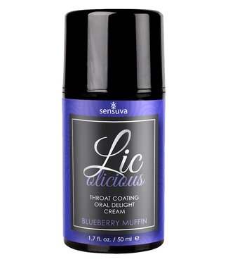 Sensuva SENSUVA LIC-O-LICIOUS ORAL DELIGHT CREAM BLUEBERRY MUFFIN 50ML