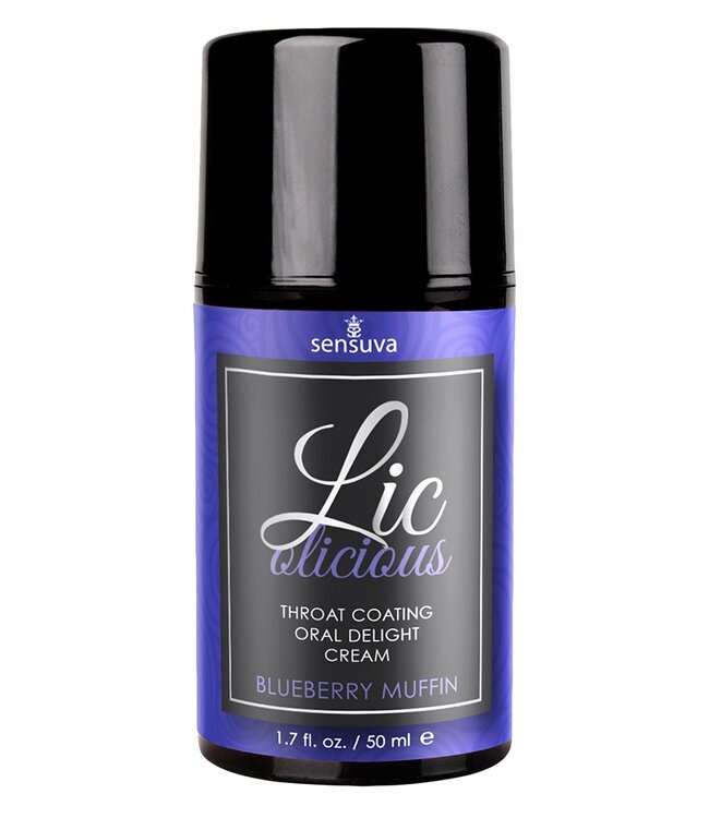 Sensuva SENSUVA LIC-O-LICIOUS ORAL DELIGHT CREAM BLUEBERRY MUFFIN 50ML