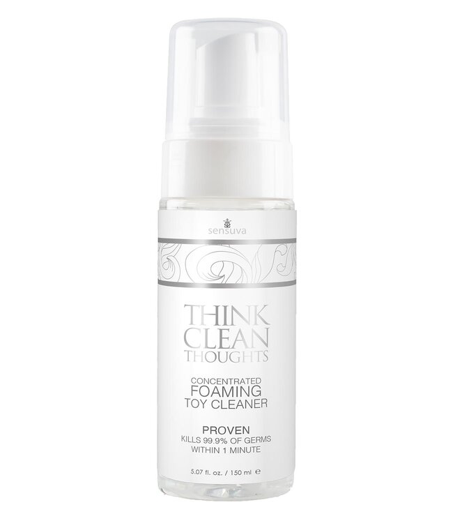 Sensuva SENSUVA THINK CLEAN THOUGHTS FOAMING TOY CLEANER 5.07 FL. OZ. 150ML
