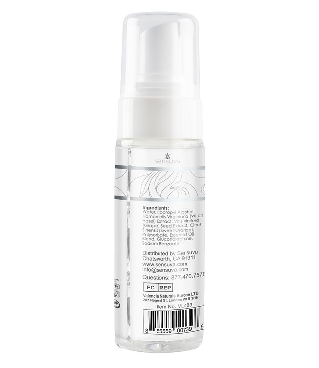 Sensuva SENSUVA THINK CLEAN THOUGHTS FOAMING TOY CLEANER 5.07 FL. OZ. 150ML