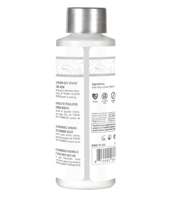 Sensuva SENSUVA THINK CLEAN THOUGHTS TOY POWDER 56GR