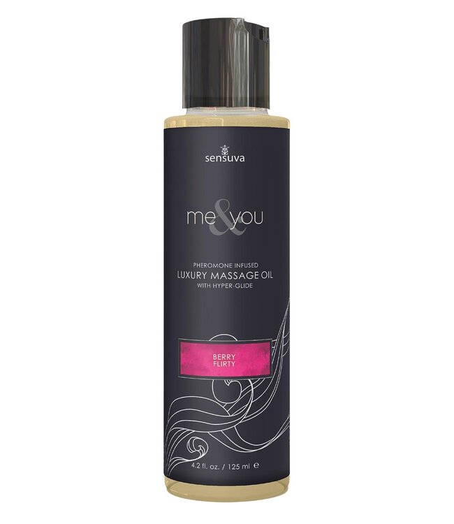 Sensuva SENSUVA ME AND YOU MASSAGE OIL WILD BERRIES 125ML