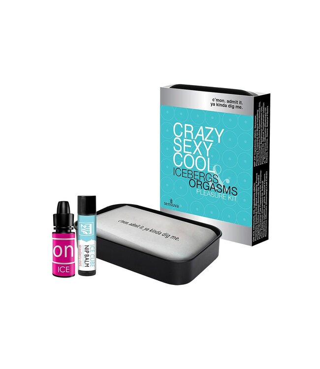 Sensuva SENSUVA CRAZY SEXY COOL ICEBERGS AND ORGASMS COOLING AROUSAL PLEASURE KIT 