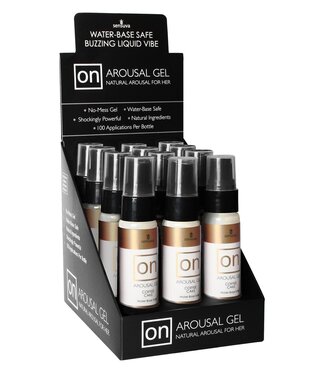 Sensuva SENSUVA ON COFFEE CAKE AROUSAL GEL 12 PIECE DISPLAY