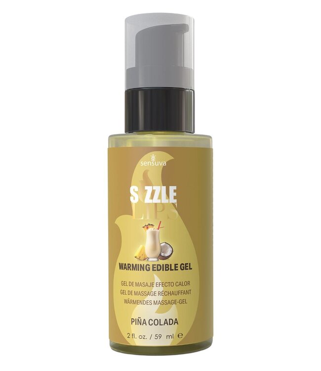 Sensuva SENSUVA SIZZLE LIPS WARMING GEL PINA COLADA 59ML