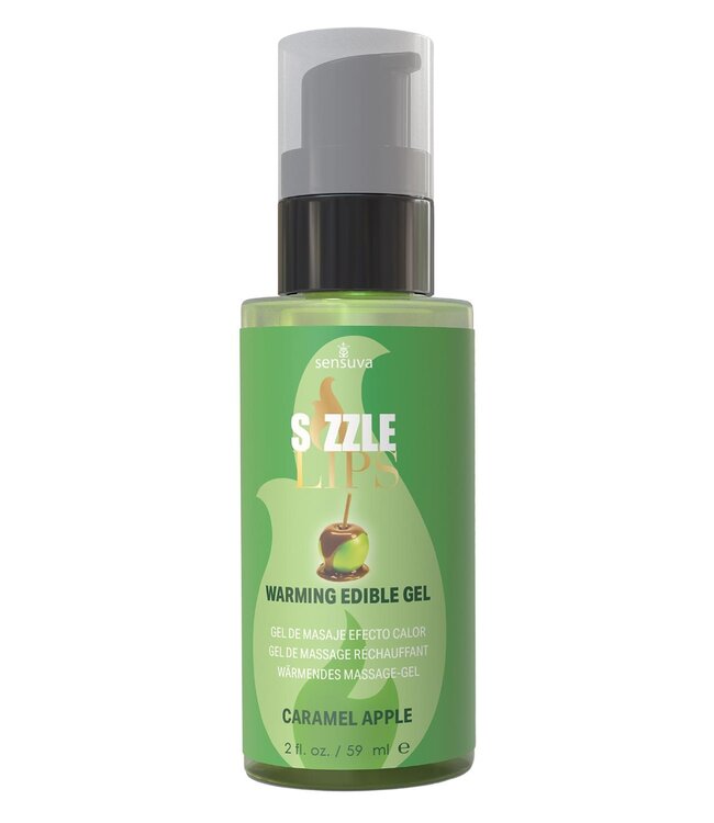 Sensuva SENSUVA SIZZLE LIPS WARMING GEL CARAMEL APPLE 59ML