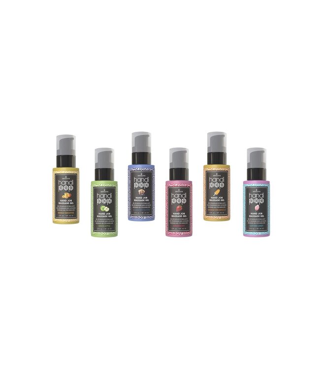 Sensuva SENSUVA HANDIPOP EDIBLE MASSAGE GELS ASSORTED 12 59ML