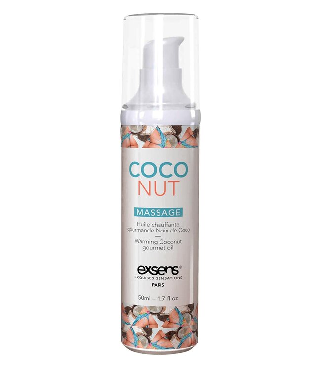 Exsens EXSENS WARMING MASSAGE OIL COCONUT  50ML