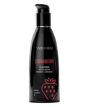 Wicked Sensual Care WICKED AQUA STRAWBERRY FLAVORED LUBRICANT 60ML