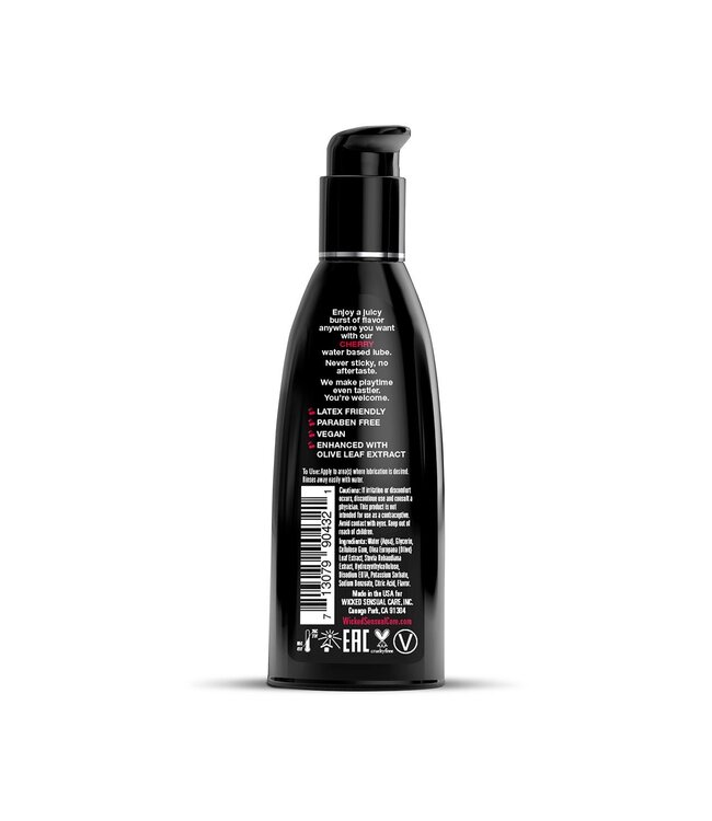 Wicked Sensual Care WICKED AQUA CHERRY FLAVORED LUBRICANT 60ML