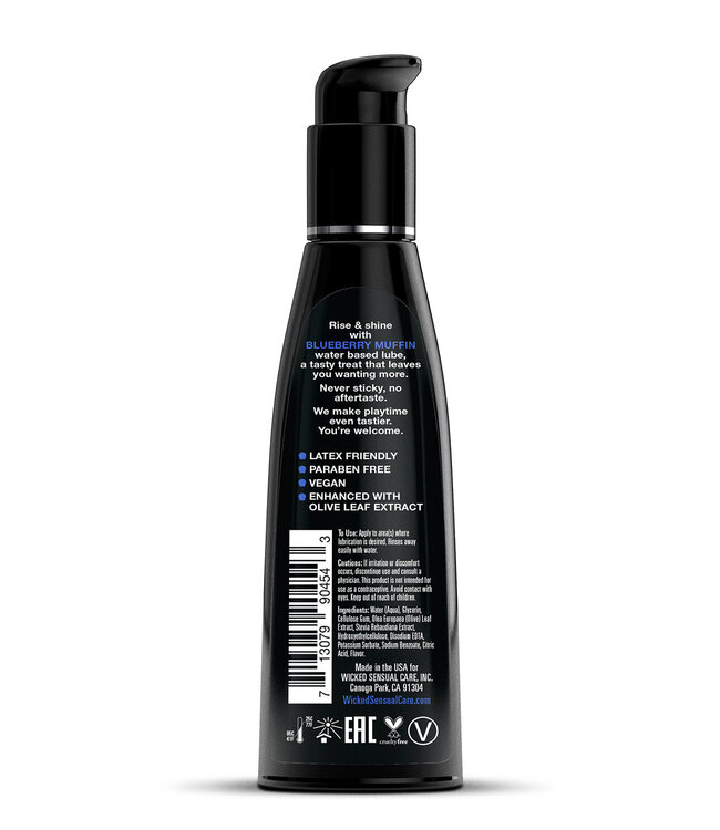 Wicked Sensual Care WICKED AQUA BLUEBERRY MUFFIN LUBRICANT 120ML