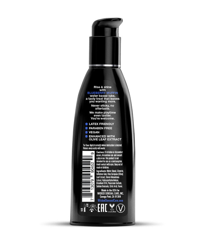 Wicked Sensual Care WICKED AQUA BLUEBERRY MUFFIN LUBRICANT 60ML