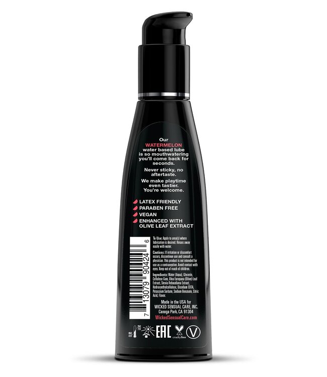 Wicked Sensual Care WICKED AQUA WATERMELON FLAVORED LUBRICANT 120ML